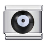 Cross Border New Devil's Eye Italian Module Bracelet Titanium Steel Welding Drip Oil Cartoon DIY Elastic Bracelet Cross Border New Devil's Eye Italian Module Bracelet Titanium Steel Welding Drip Oil Cartoon DIY Elastic Bracelet