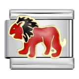 New Cute Animal Italian Modular Bracelet Titanium Steel Welding Oil Drip Cartoon DIY Fashion Wristband New Cute Animal Italian Modular Bracelet Titanium Steel Welding Oil Drip Cartoon DIY Fashion Wristband