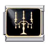 Italian Charm Fashion Stainless Steel Bracelet Gold Silver Welded Drip Oil DIY Modular Jewelry Wholesale Italian Charm Fashion Stainless Steel Bracelet Gold Silver Welded Drip Oil DIY Modular Jewelry Wholesale