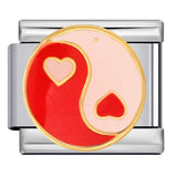 New Love Element Italian Module Bracelet Titanium Steel Gold Plated Drip Oil DIY Welding Pattern Bracelet Accessories New Love Element Italian Module Bracelet Titanium Steel Gold Plated Drip Oil DIY Welding Pattern Bracelet Accessories