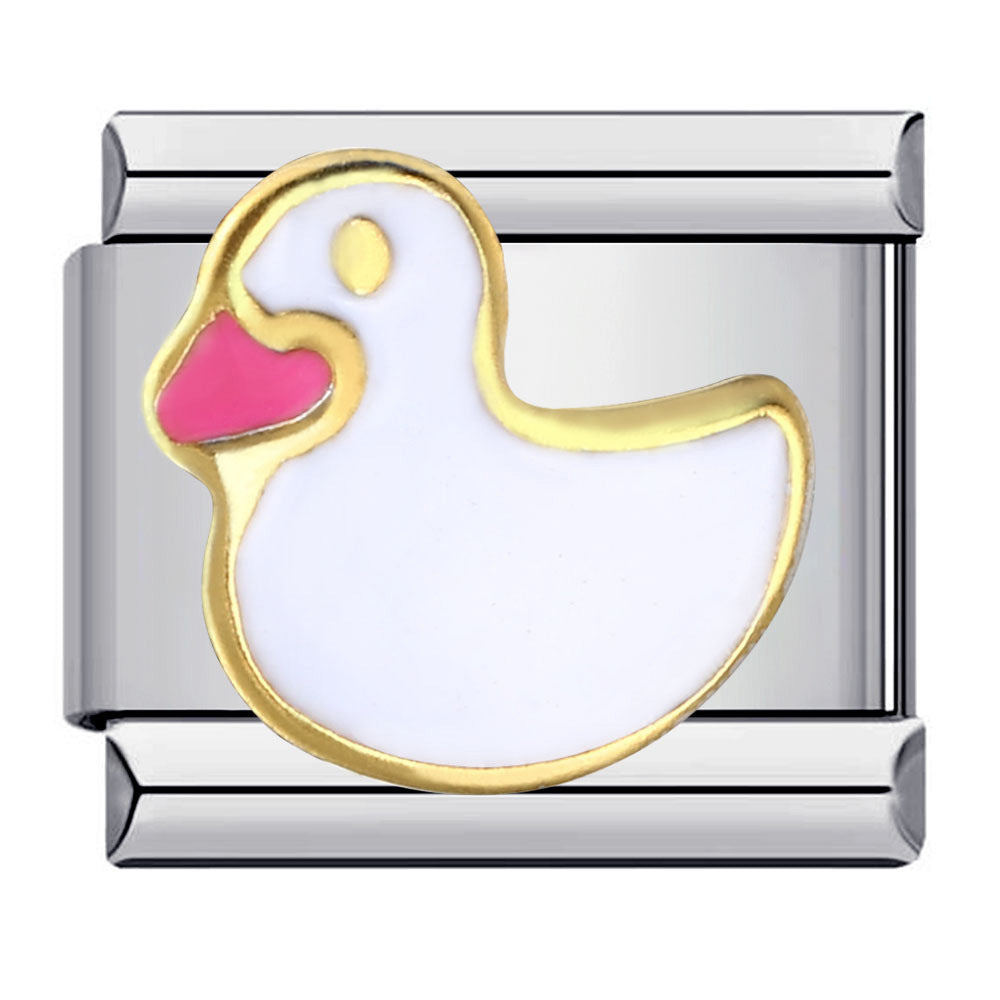 Cross Border New Stainless Steel Welding Pattern Gold-plated Drip Oil Wristband Cartoon DIY Italian Module Bracelet Wholesale Cross Border New Stainless Steel Welding Pattern Gold-plated Drip Oil Wristband Cartoon DIY Italian Module Bracelet Wholesale