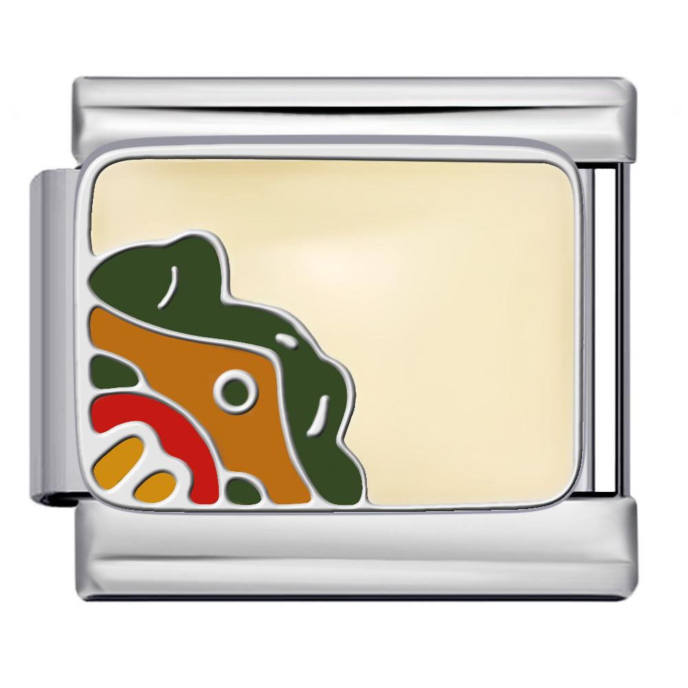 New Stainless Steel Welding Drip Oil DIY Bracelet Italian Module Bracelet Colorful Pattern Personalized Splicing Bracelet New Stainless Steel Welding Drip Oil DIY Bracelet Italian Module Bracelet Colorful Pattern Personalized Splicing Bracelet