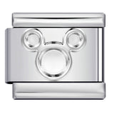 Convex Silver Stamping Pattern Italian Module Bracelet DIY Titanium Steel Bracelet Italian Charms Convex Silver Stamping Pattern Italian Module Bracelet DIY Titanium Steel Bracelet Italian Charms