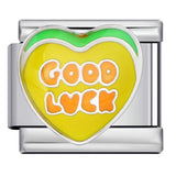 Cross Border E-commerce Love English Series Titanium Steel Welding Drip Oil DIY Italian Module Bracelet Personalized Accessories Cross Border E-commerce Love English Series Titanium Steel Welding Drip Oil DIY Italian Module Bracelet Personalized Accessories