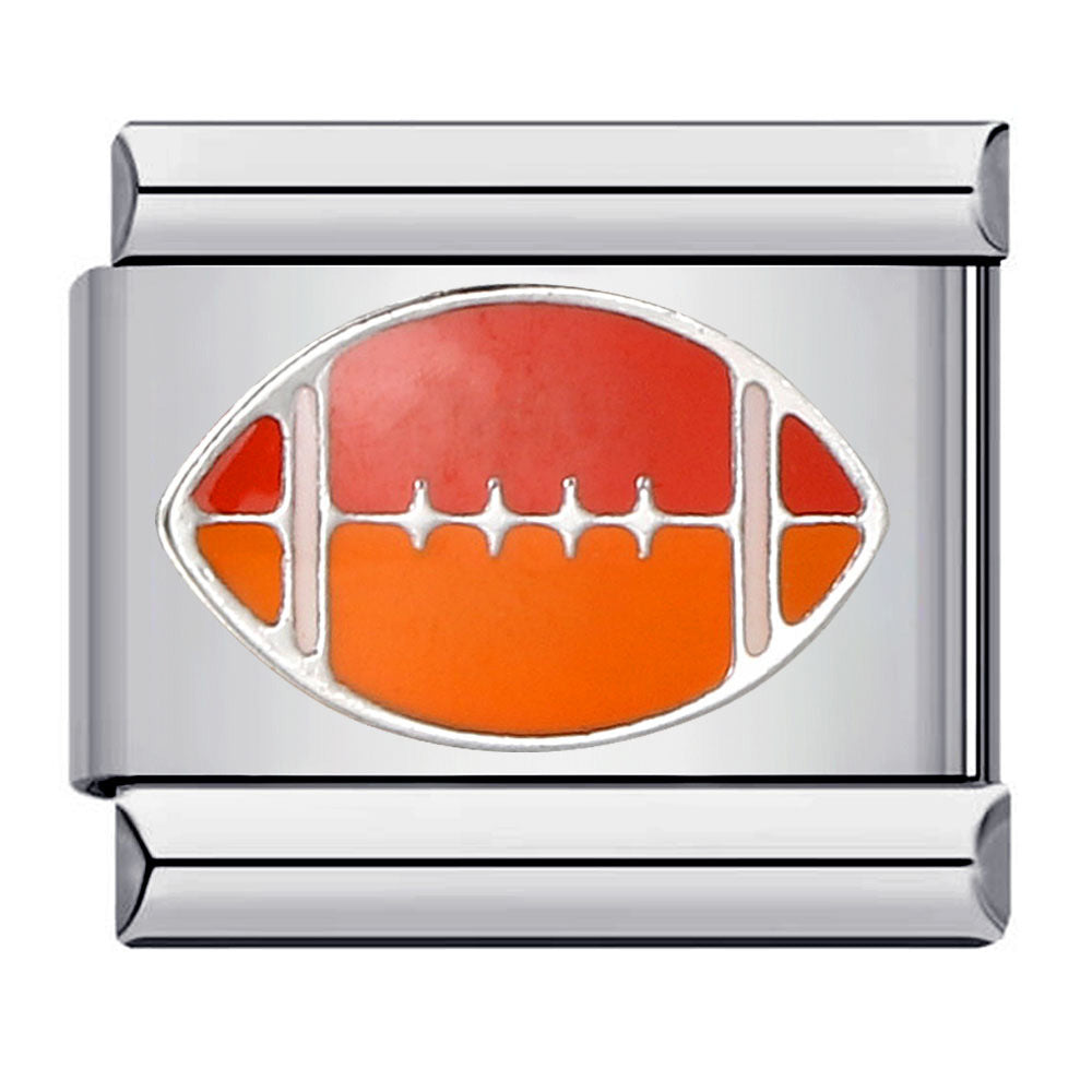 Sports Series DIY Stainless Steel Italian Module Bracelet Welding Pattern Personalized Elastic Splicing Bracelet Sports Series DIY Stainless Steel Italian Module Bracelet Welding Pattern Personalized Elastic Splicing Bracelet