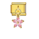 New Pearl Gemstone Hook Pendant Italian Module Bracelet DIY Elastic Splicing Stainless Steel Bracelet New Pearl Gemstone Hook Pendant Italian Module Bracelet DIY Elastic Splicing Stainless Steel Bracelet