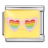 Colorful English Italian Module Bracelet Stainless Steel Welding Drip Oil DIY Jewelry Primary School Children's Gift Colorful English Italian Module Bracelet Stainless Steel Welding Drip Oil DIY Jewelry Primary School Children's Gift