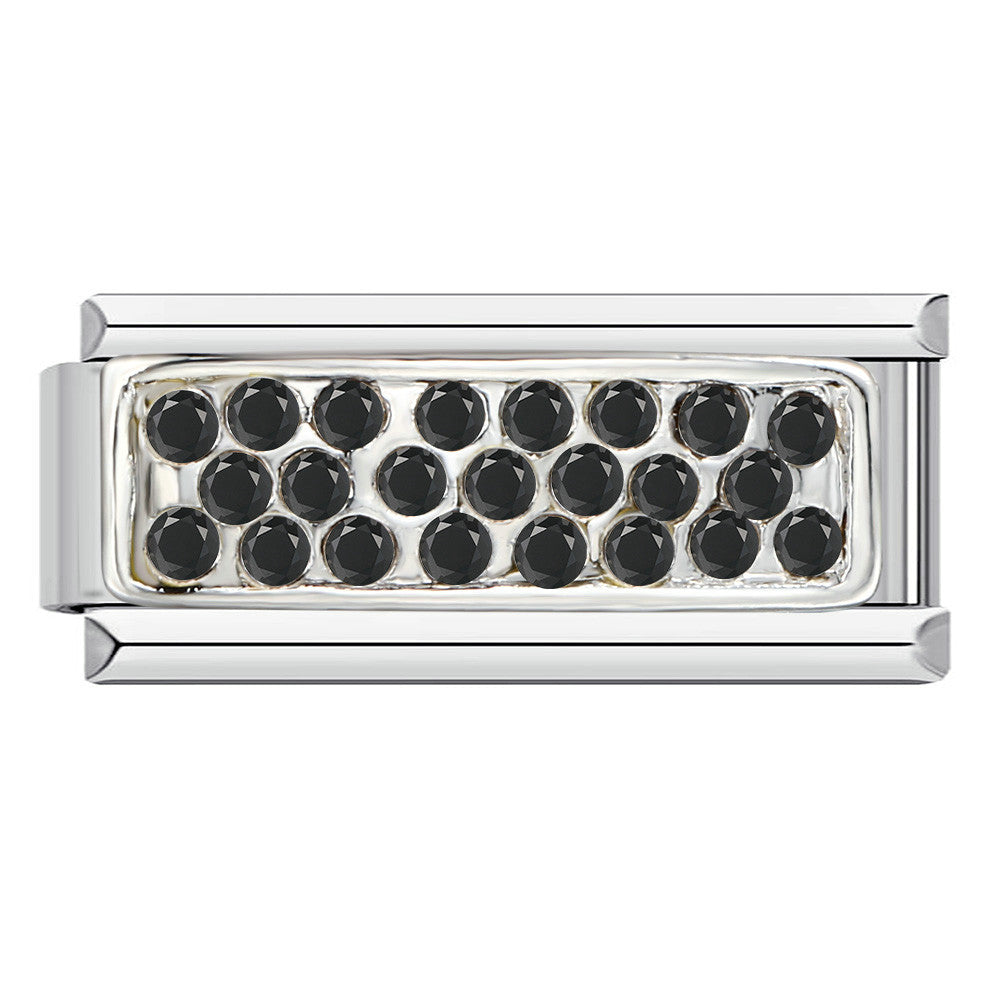 Long Diamond Studded Italian Module Bracelet, New Titanium Steel Welded Oil Drop Cartoon DIY Splicing Bracelet Long Diamond Studded Italian Module Bracelet, New Titanium Steel Welded Oil Drop Cartoon DIY Splicing Bracelet