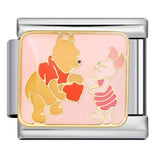 European and American Anime Italian Module Bracelet Stainless Steel Welding Gold Plating Drip Oil Cartoon DIY Elastic Splicing Bracelet European and American Anime Italian Module Bracelet Stainless Steel Welding Gold Plating Drip Oil Cartoon DIY Elastic Splicing Bracelet