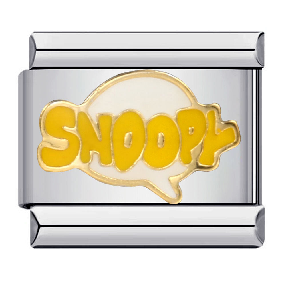 Classic Cartoon Dog DIY Bracelet Stainless Steel Italian Module Bracelet Titanium Steel Welded Drip Oil Strap Chain Classic Cartoon Dog DIY Bracelet Stainless Steel Italian Module Bracelet Titanium Steel Welded Drip Oil Strap Chain