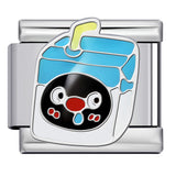 New Cartoon Animation Gold-plated Oil Drop DIY Italian Module Bracelet with Personalized Welding Pattern Stainless Steel Bracelet New Cartoon Animation Gold-plated Oil Drop DIY Italian Module Bracelet with Personalized Welding Pattern Stainless Steel Bracelet