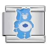 Classic Cute Bear Italian Module Bracelet Stainless Steel Welding Pattern DIY Elastic Splicing Bracelet Classic Cute Bear Italian Module Bracelet Stainless Steel Welding Pattern DIY Elastic Splicing Bracelet