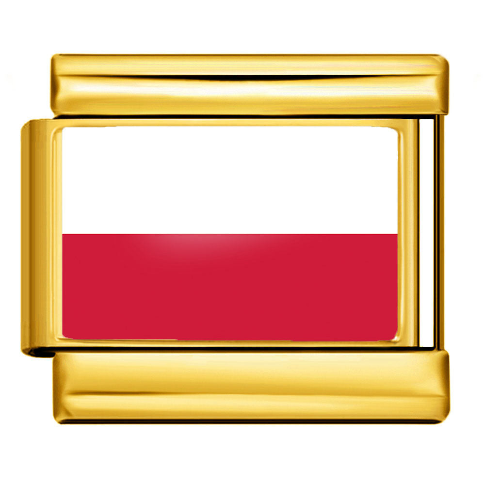 Gold Base World Flag Photo Resin Italian Charm Bracelet DIY Stainless Steel Stretch Watch Band Wristband Gold Base World Flag Photo Resin Italian Charm Bracelet DIY Stainless Steel Stretch Watch Band Wristband