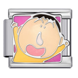 New Cartoon Character Italian Modular Bracelet Stainless Steel Welded DIY Stretch Link Bracelet New Cartoon Character Italian Modular Bracelet Stainless Steel Welded DIY Stretch Link Bracelet