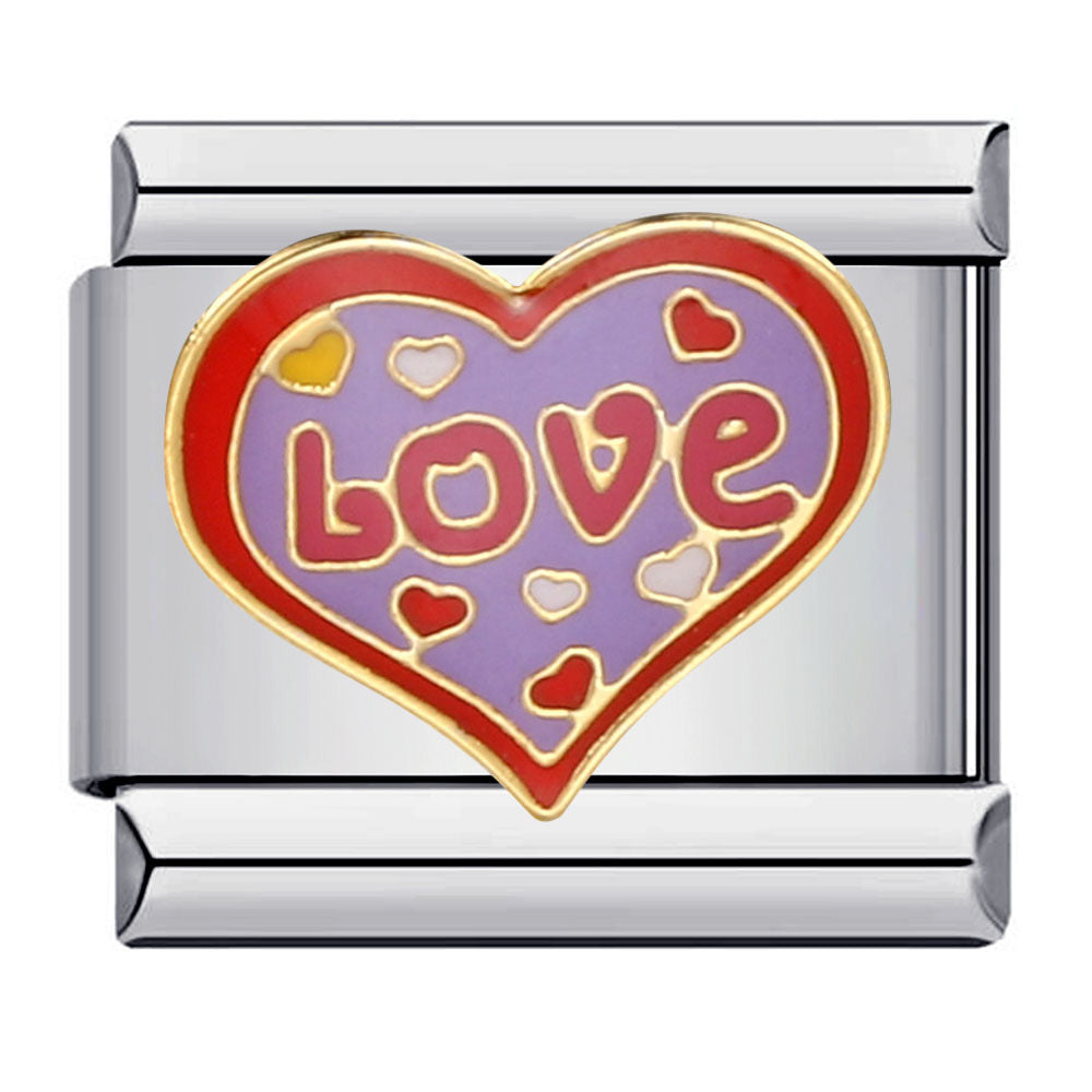 New Stainless Steel Welding Drip Oil Cartoon DIY Italian Module Bracelet Italian Module New Stainless Steel Welding Drip Oil Cartoon DIY Italian Module Bracelet Italian Module