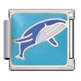 New Haima Dolphin Italian Module Bracelet Stainless Steel Welding DIY Elastic Strap Chain Wholesale New Haima Dolphin Italian Module Bracelet Stainless Steel Welding DIY Elastic Strap Chain Wholesale