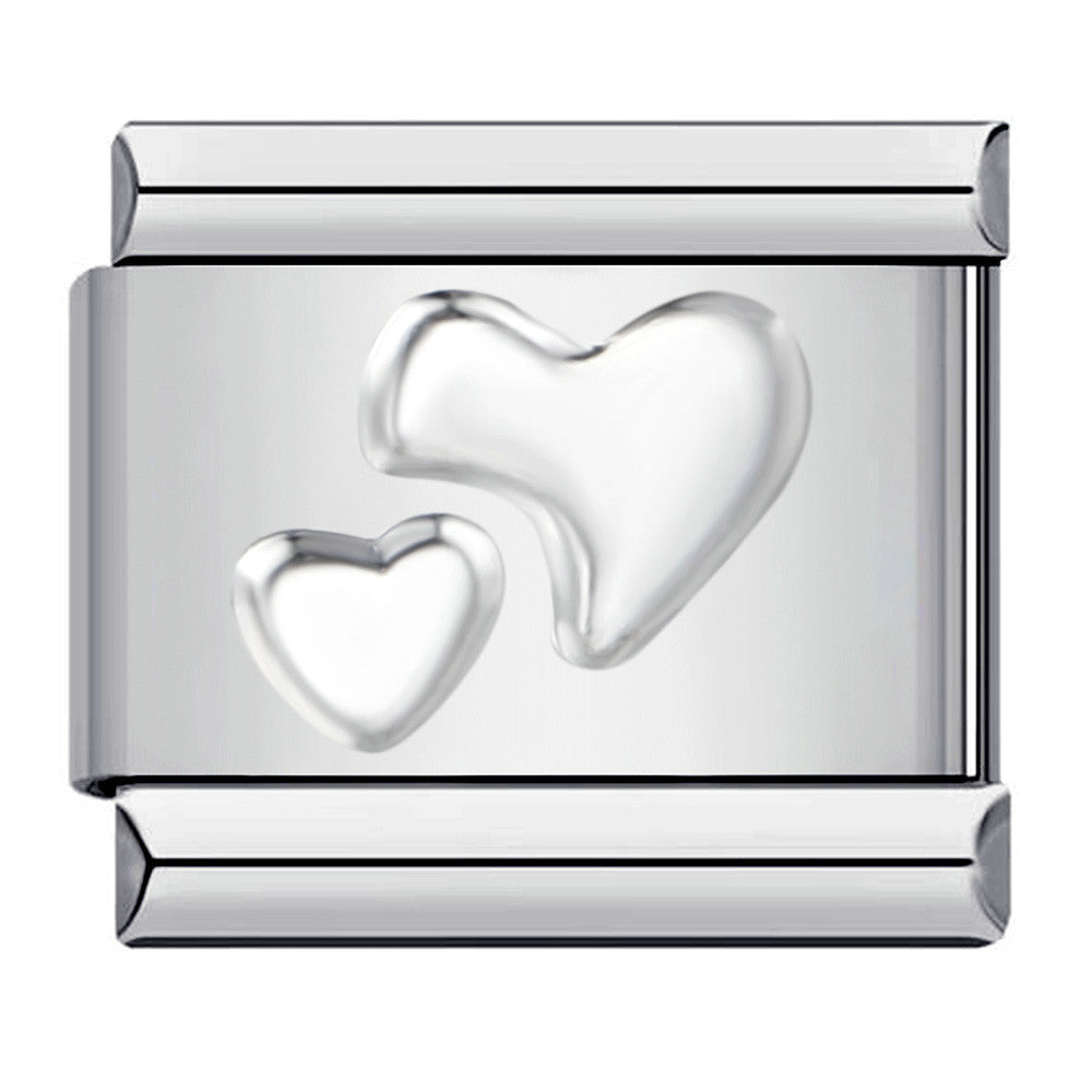 Stainless Steel Italian Module Bracelet with Gold Plated Stamping Pattern, Drip Oil DIY Elastic Personalized Strap Chain Stainless Steel Italian Module Bracelet with Gold Plated Stamping Pattern, Drip Oil DIY Elastic Personalized Strap Chain