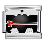 New DIY Italian Module Bracelet Titanium Steel Drip Oil Welding Pattern Strap Chain Fashion Splicing Strap Chain New DIY Italian Module Bracelet Titanium Steel Drip Oil Welding Pattern Strap Chain Fashion Splicing Strap Chain