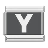 Laser Engraved 26 English Letters Italian Module Bracelet Stainless Steel Bracelet Italian Bracelet Laser Engraved 26 English Letters Italian Module Bracelet Stainless Steel Bracelet Italian Bracelet