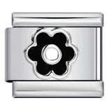 Color Drip Oil Petal Stamping Series DIY Italian Module Bracelet Titanium Steel Gold Plated Elastic Splicing Bracelet Color Drip Oil Petal Stamping Series DIY Italian Module Bracelet Titanium Steel Gold Plated Elastic Splicing Bracelet