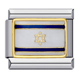 Flag, National Flag, Italian Module, Bracelet, Stainless Steel, Gold-plated, Oil Dripping, Welding Pattern, DIY Bracelet Wholesale Flag, National Flag, Italian Module, Bracelet, Stainless Steel, Gold-plated, Oil Dripping, Welding Pattern, DIY Bracelet Wholesale