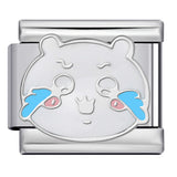 Titanium Steel Welding Drip Oil DIY Italian Module Bracelet Cute Cartoon Pattern Best Friend Girl Birthday Gift Titanium Steel Welding Drip Oil DIY Italian Module Bracelet Cute Cartoon Pattern Best Friend Girl Birthday Gift