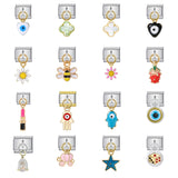 Italian Charm Module Bracelet Single Hook Pendant Series Stainless Steel Elastic Splicing Strap Chain Italian Charm Module Bracelet Single Hook Pendant Series Stainless Steel Elastic Splicing Strap Chain