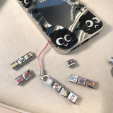 New Color Phone Rope Lobster Buckle Splicing Module Bracelet DIY Keychain Pendant Stainless Steel Strap Chain New Color Phone Rope Lobster Buckle Splicing Module Bracelet DIY Keychain Pendant Stainless Steel Strap Chain