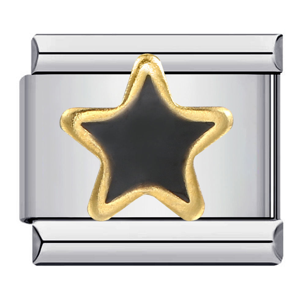 Stainless Steel Italian Module Bracelet Titanium Steel Welding Drip Oil Pattern DIY Bracelet Italian Charm Stainless Steel Italian Module Bracelet Titanium Steel Welding Drip Oil Pattern DIY Bracelet Italian Charm