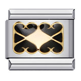 New Chess and Card Entertainment Stainless Steel Italian Module Bracelet Gold Plated Drip Oil Personalized DIY Welding Bracelet Wholesale New Chess and Card Entertainment Stainless Steel Italian Module Bracelet Gold Plated Drip Oil Personalized DIY Welding Bracelet Wholesale