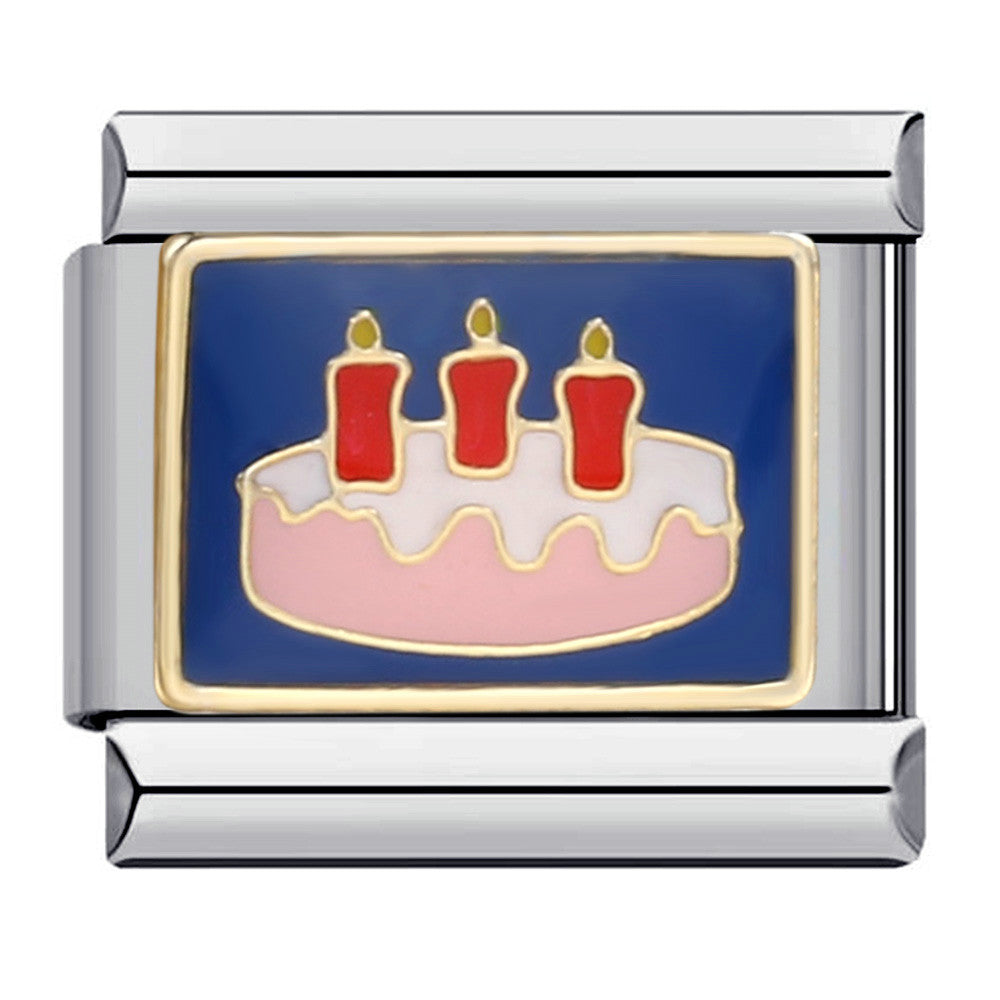 New Dessert Cake Elements Italian Module Bracelet Stainless Steel Welding Drip Oil DIY Fashion Bracelet New Dessert Cake Elements Italian Module Bracelet Stainless Steel Welding Drip Oil DIY Fashion Bracelet