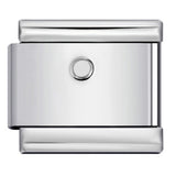 Concave Silver Titanium Steel Stamping Pattern DIY Italian Module Bracelet Italian Charm Bracelet Concave Silver Titanium Steel Stamping Pattern DIY Italian Module Bracelet Italian Charm Bracelet