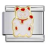 Italian Module Bracelet Stainless Steel Welding Drip Oil Animal Pattern DIY Free Splicing Combination Bracelet Accessories Italian Module Bracelet Stainless Steel Welding Drip Oil Animal Pattern DIY Free Splicing Combination Bracelet Accessories