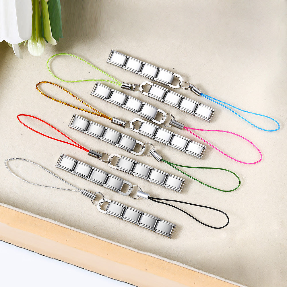 New Color Phone Rope Lobster Buckle Splicing Module Bracelet DIY Keychain Pendant Stainless Steel Strap Chain New Color Phone Rope Lobster Buckle Splicing Module Bracelet DIY Keychain Pendant Stainless Steel Strap Chain