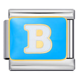 New Color Drip Oil Letter Italian Module Bracelet Titanium Steel Welding DIY Elastic Splicing Fashion Bracelet New Color Drip Oil Letter Italian Module Bracelet Titanium Steel Welding DIY Elastic Splicing Fashion Bracelet