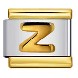 Gold Package Silver Convex Letter Italian Module Bracelet Stainless Steel DIY Elastic Splicing Strap Chain Wholesale Gold Package Silver Convex Letter Italian Module Bracelet Stainless Steel DIY Elastic Splicing Strap Chain Wholesale