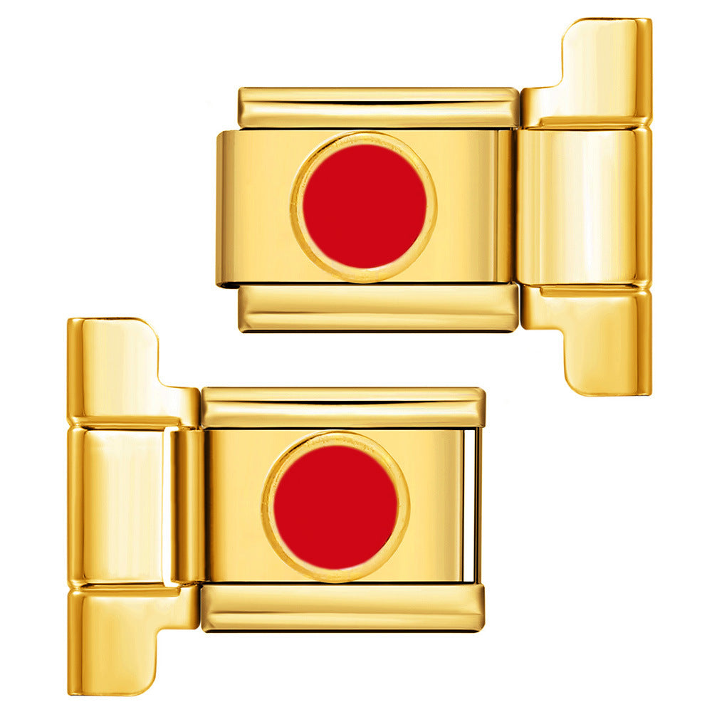 New Oil Drop Pattern DIY Watch with Connector Italian Module Bracelet Assembly and Splicing Bracelet Tool New Oil Drop Pattern DIY Watch with Connector Italian Module Bracelet Assembly and Splicing Bracelet Tool