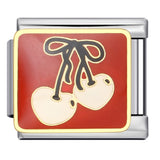 European and American Cross-border Italian Module Bracelet DIY Titanium Steel Welding Pattern Gold-plated Drip Oil Bracelet Accessories Wholesale European and American Cross-border Italian Module Bracelet DIY Titanium Steel Welding Pattern Gold-plated Drip Oil Bracelet Accessories Wholesale