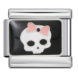 Cross Border Cartoon Animal Series Titanium Steel Welding Drip Oil DIY Bracelet Italian Module Bracelet Accessories Wholesale Cross Border Cartoon Animal Series Titanium Steel Welding Drip Oil DIY Bracelet Italian Module Bracelet Accessories Wholesale