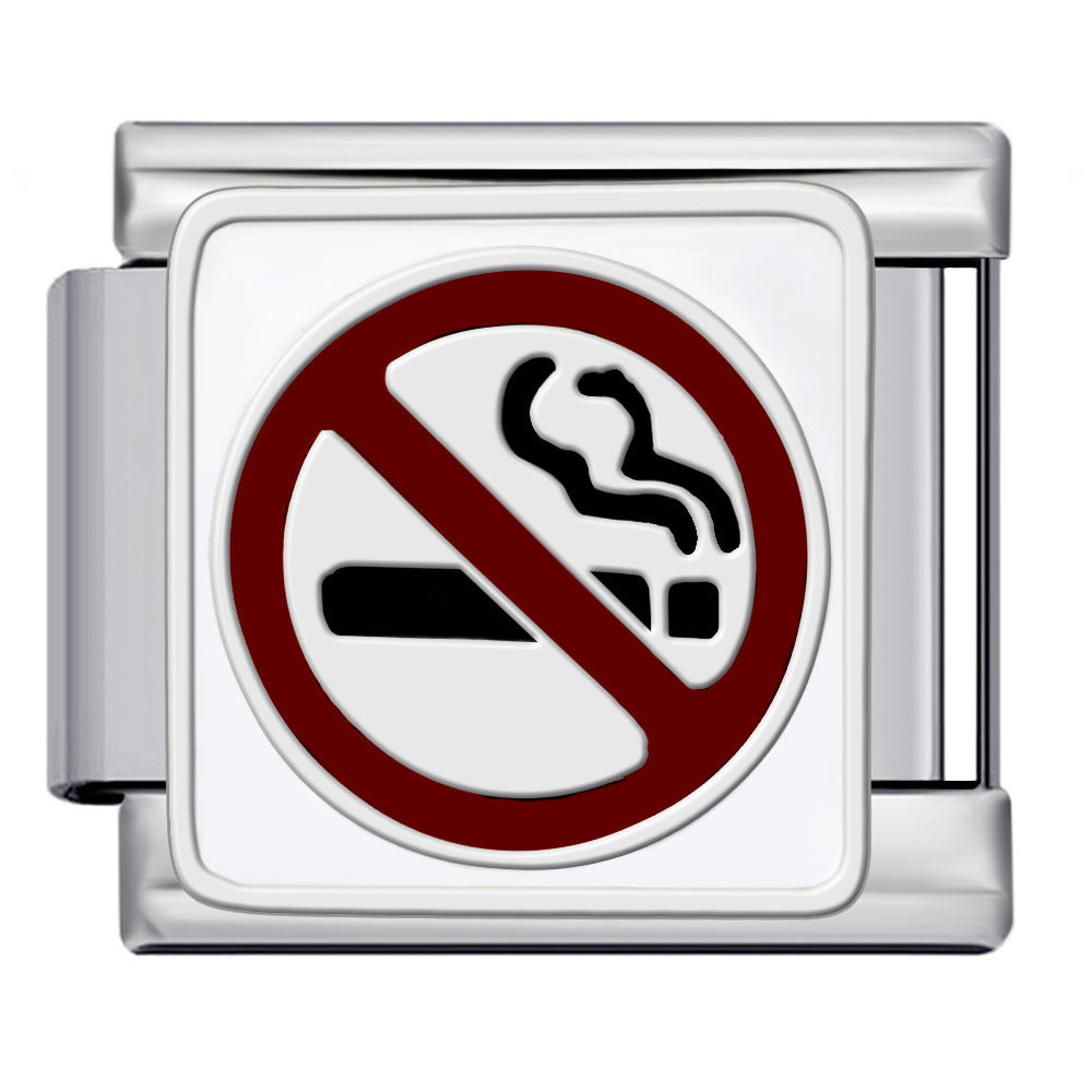 New Chess and Card Entertainment Stainless Steel Italian Module Bracelet Gold Plated Drip Oil Personalized DIY Welding Bracelet Wholesale New Chess and Card Entertainment Stainless Steel Italian Module Bracelet Gold Plated Drip Oil Personalized DIY Welding Bracelet Wholesale