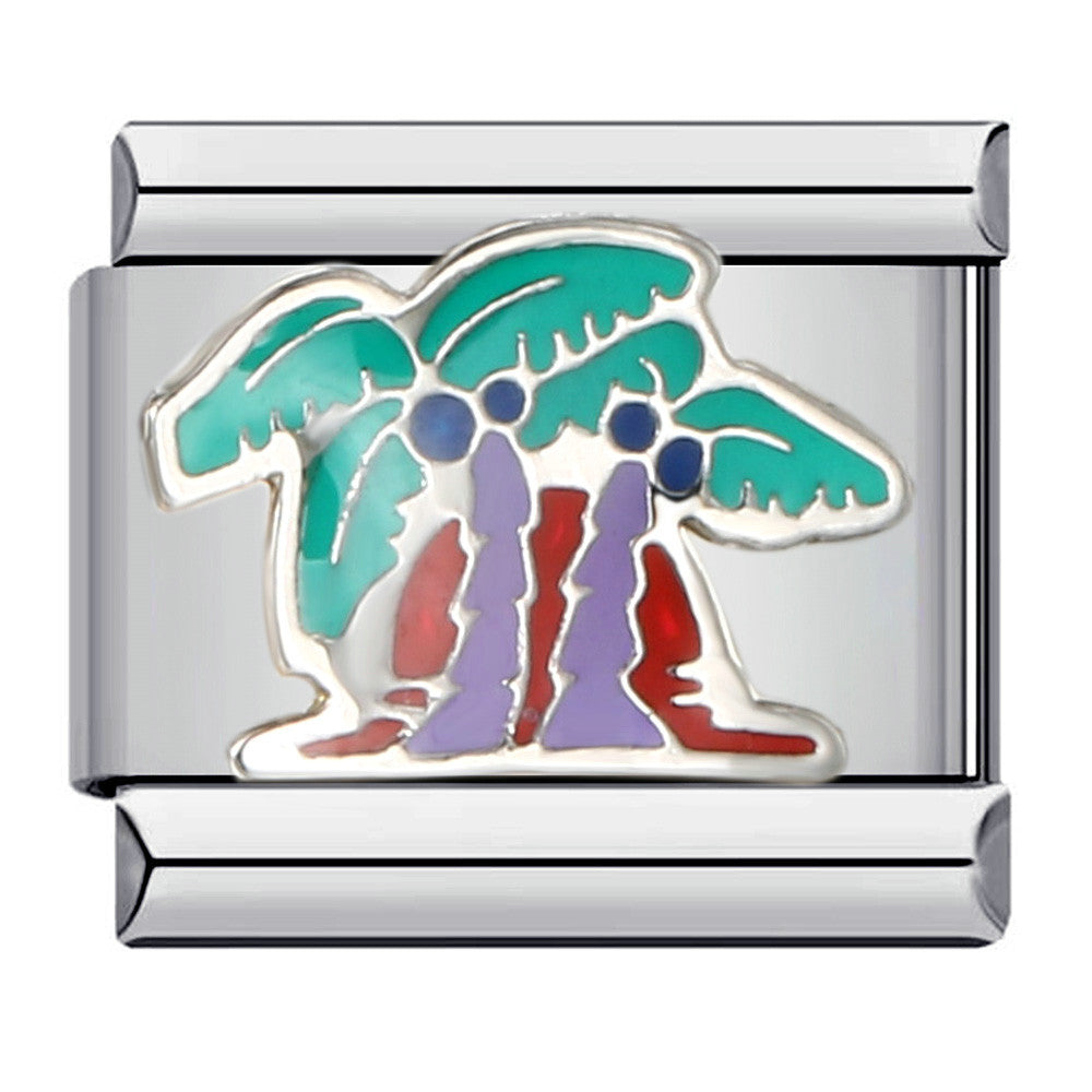 New Leisure Vacation Titanium Steel Welding Drip Oil DIY Italian Module Bracelet Fashion Personality Watch Strap Chain Wholesale New Leisure Vacation Titanium Steel Welding Drip Oil DIY Italian Module Bracelet Fashion Personality Watch Strap Chain Wholesale