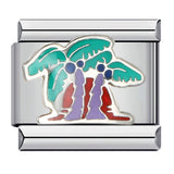 New Leisure Vacation Titanium Steel Welding Drip Oil DIY Italian Module Bracelet Fashion Personality Watch Strap Chain Wholesale New Leisure Vacation Titanium Steel Welding Drip Oil DIY Italian Module Bracelet Fashion Personality Watch Strap Chain Wholesale