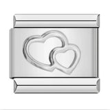 Titanium Steel Gold Silver Stamping Pattern DIY Italian Module Bracelet Italian Charm Bracelet Titanium Steel Gold Silver Stamping Pattern DIY Italian Module Bracelet Italian Charm Bracelet