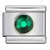 New Circle Colored Stone Italian Module Bracelet Stainless Steel Welding DIY Simple Fashion Bracelet Strap Chain New Circle Colored Stone Italian Module Bracelet Stainless Steel Welding DIY Simple Fashion Bracelet Strap Chain