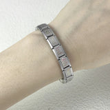 New Stainless Steel Date Italian Module Bracelet Laser Engraved Bracelet Italian Bracelet New Stainless Steel Date Italian Module Bracelet Laser Engraved Bracelet Italian Bracelet