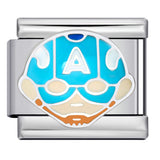 Italian Module Bracelet Anime Cartoon Titanium Steel Welding Gold Plating Drip Oil Pattern DIY Splicing Bracelet Accessories Italian Module Bracelet Anime Cartoon Titanium Steel Welding Gold Plating Drip Oil Pattern DIY Splicing Bracelet Accessories