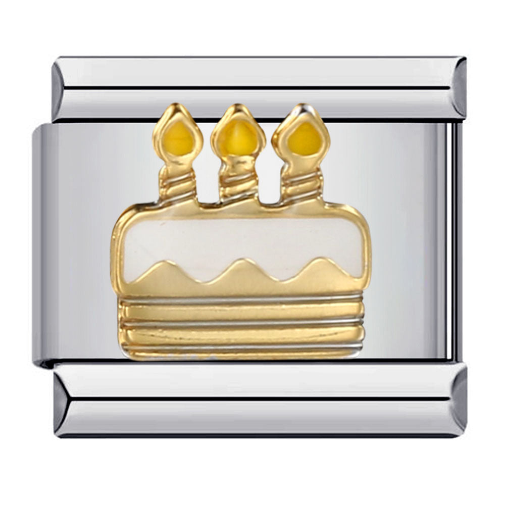 New Dessert Cake Elements Italian Module Bracelet Stainless Steel Welding Drip Oil DIY Fashion Bracelet New Dessert Cake Elements Italian Module Bracelet Stainless Steel Welding Drip Oil DIY Fashion Bracelet