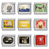 New Titanium Steel Gold Plated Welding Drip Oil DIY Italian Module Bracelet Italian Charm Bracelet New Titanium Steel Gold Plated Welding Drip Oil DIY Italian Module Bracelet Italian Charm Bracelet