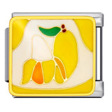 Fruit Series Italian Module Bracelet Titanium Steel Welding Drip Oil Pattern DIY Strap Chain Accessories Wholesale Fruit Series Italian Module Bracelet Titanium Steel Welding Drip Oil Pattern DIY Strap Chain Accessories Wholesale