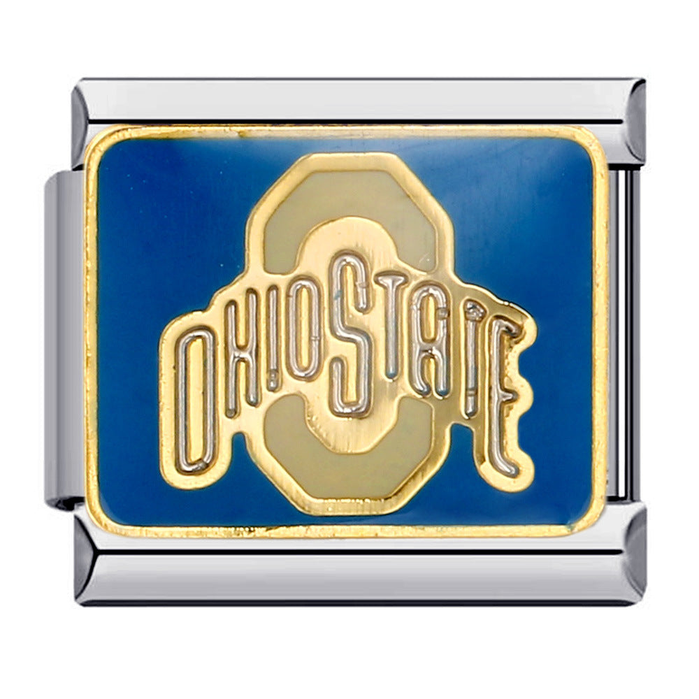 American Cultural Elements Italian Modular Bracelet Titanium Steel Welded Drip Oil Bracelet American Cultural Elements Italian Modular Bracelet Titanium Steel Welded Drip Oil Bracelet